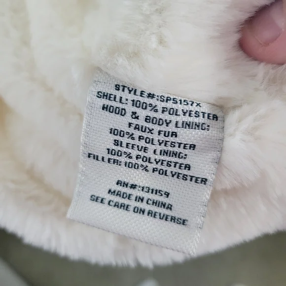 Sebby Women's Black Puffer Jacket w/ Faux Fur Lining, Size 3X - Picture 4 of 7